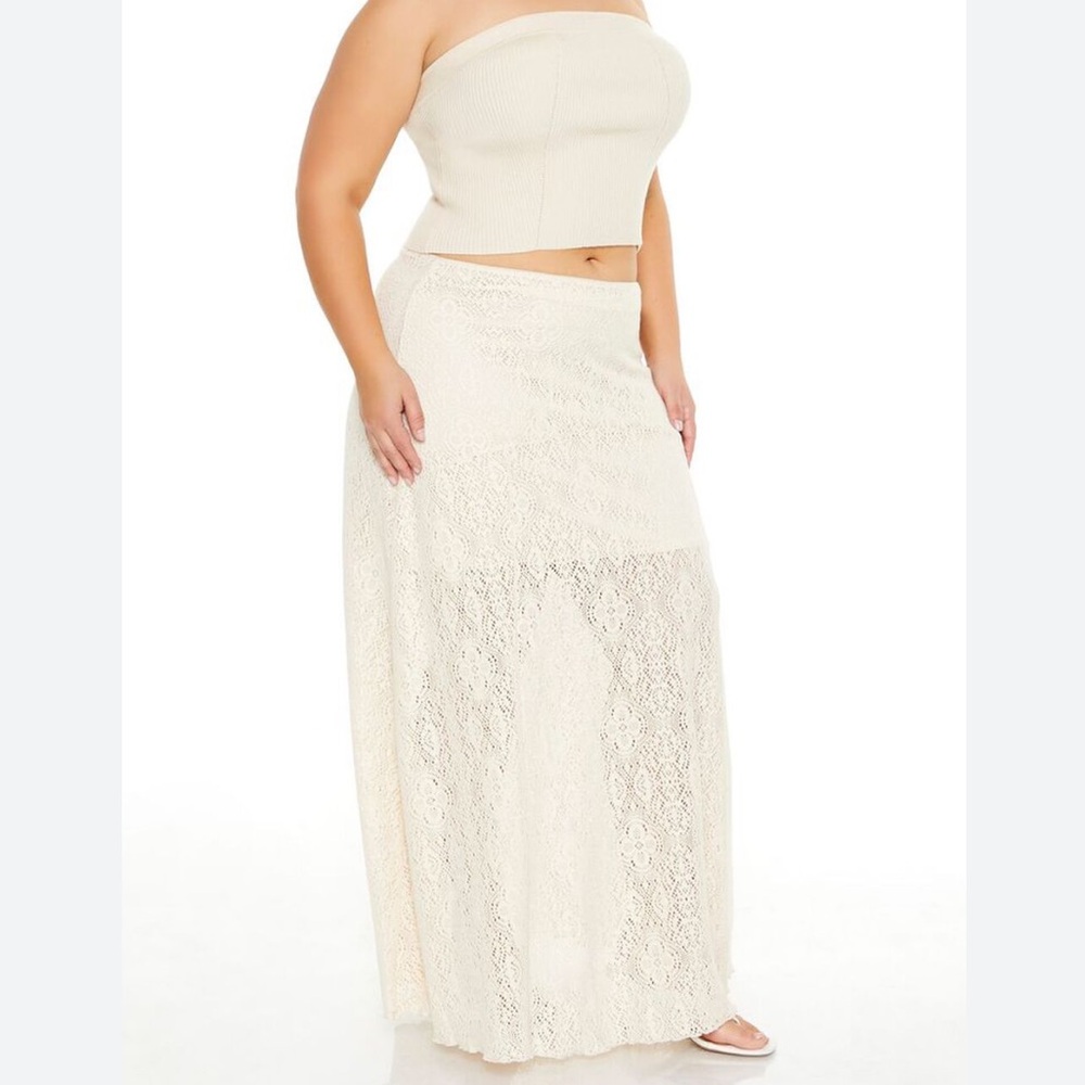 NWT💕Women’s Plus Size Crochet Maxi Skirt